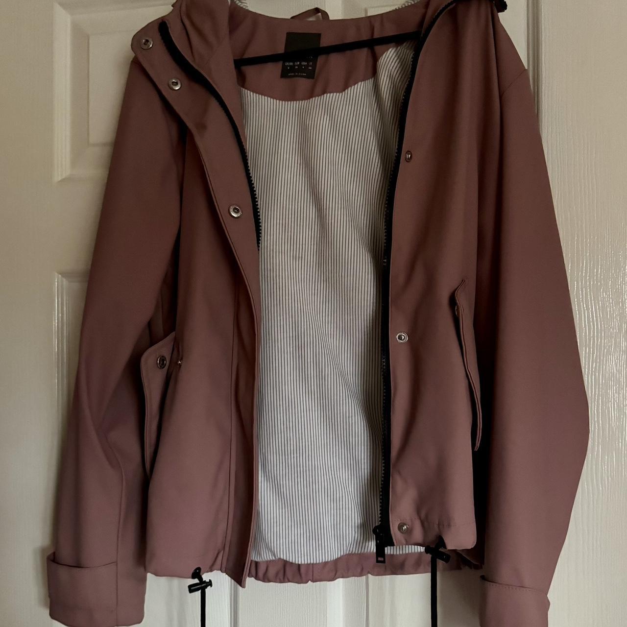 Pink raincoat Primark good condition selling as. Depop