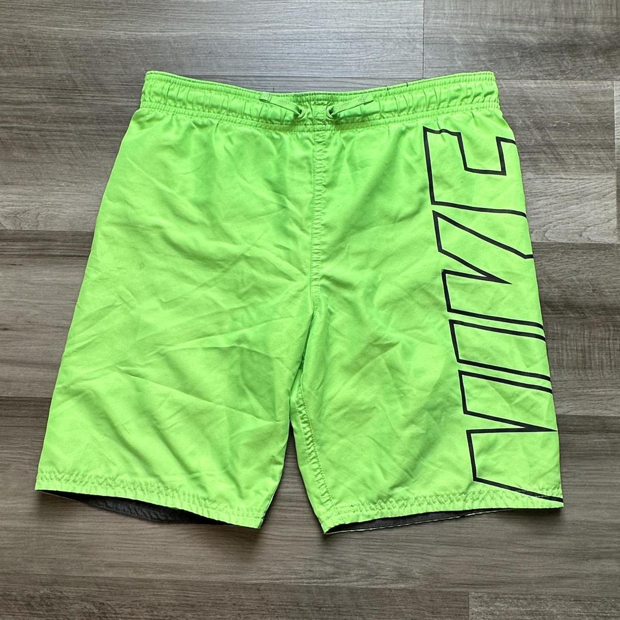 Large neon green Nike swim shorts Fits Small Medium