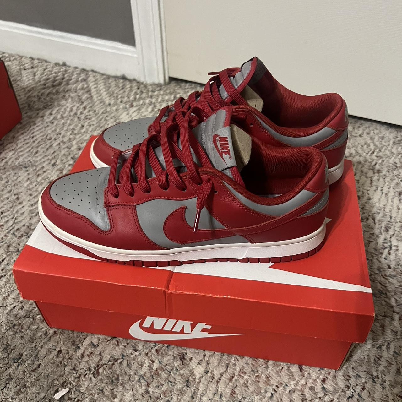 Nike Dunk Low “UNLV” Size 10 Almost brand new Rep... - Depop