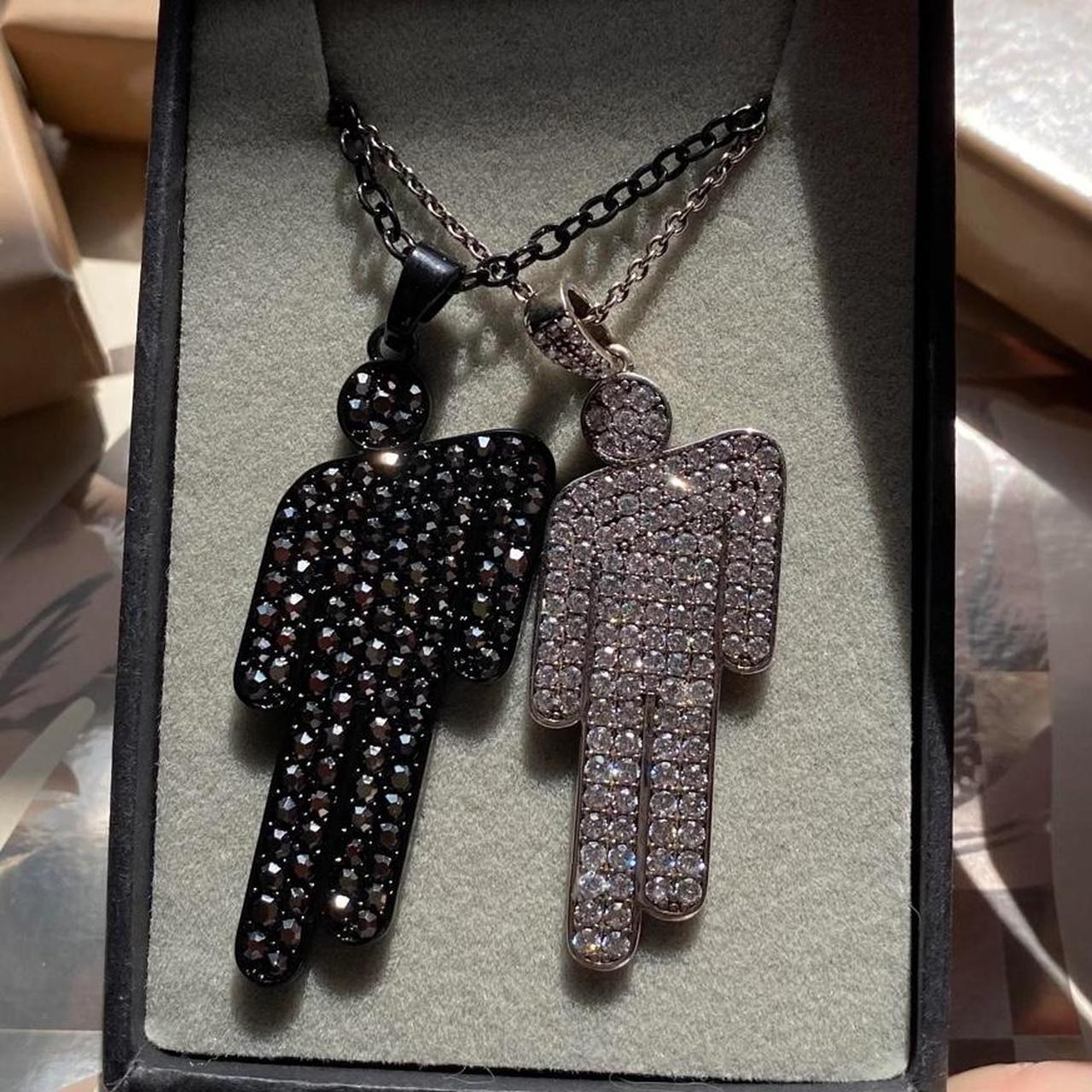 Blohsh Billie Eilish Necklace Black ♥︎ BLACK... - Depop