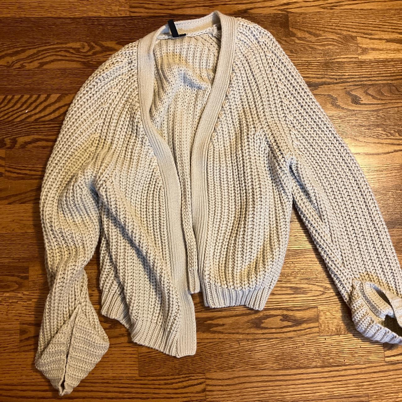 Tan Cardigan #cardigan #tan #cozy #fallfashion - Depop