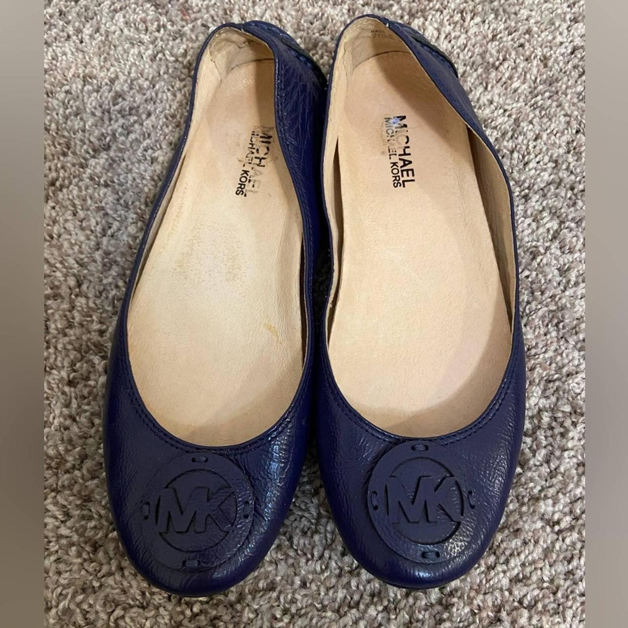 MICHAEL Michael Kors Women's Blue Loafers | Depop