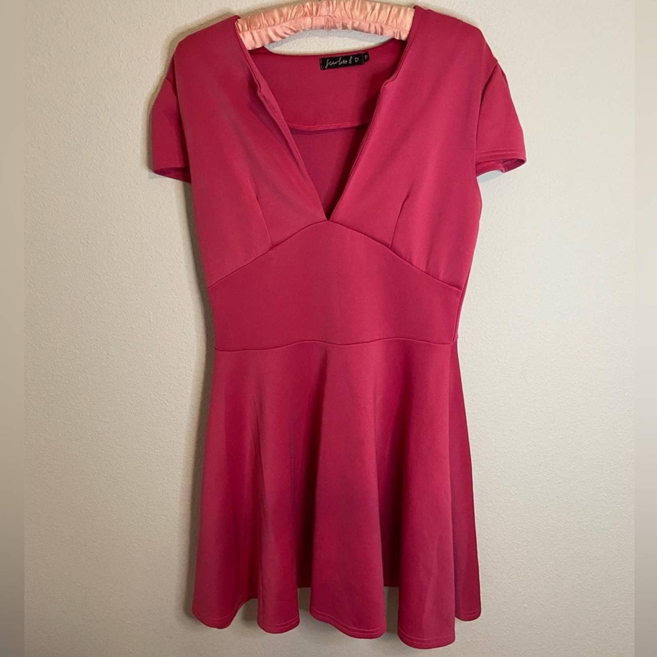 Dorothy Perkins Women's Pink Dress Depop