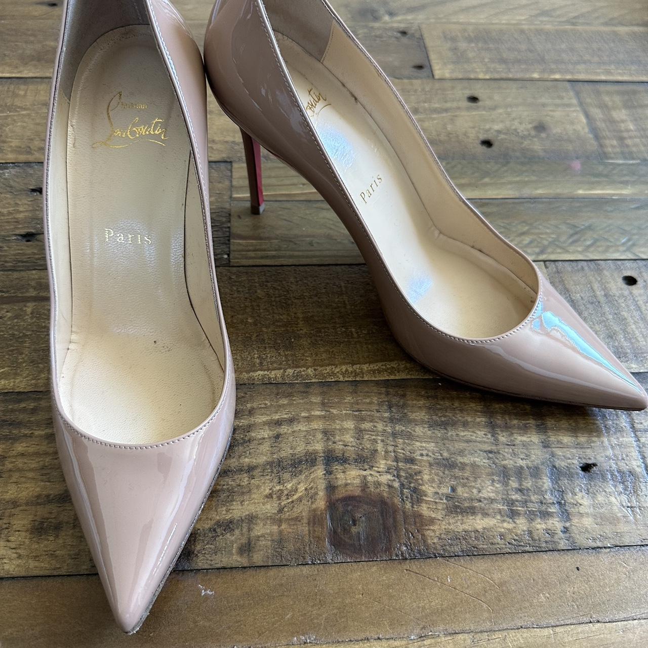 Used Christian Louboutin Paris heels. They come with 2 Louboutin