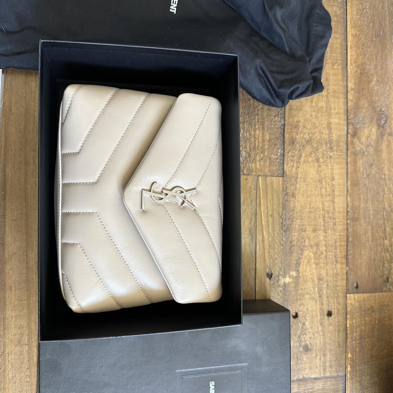 YSL loulou bag nude color. Brand new never used.... Depop