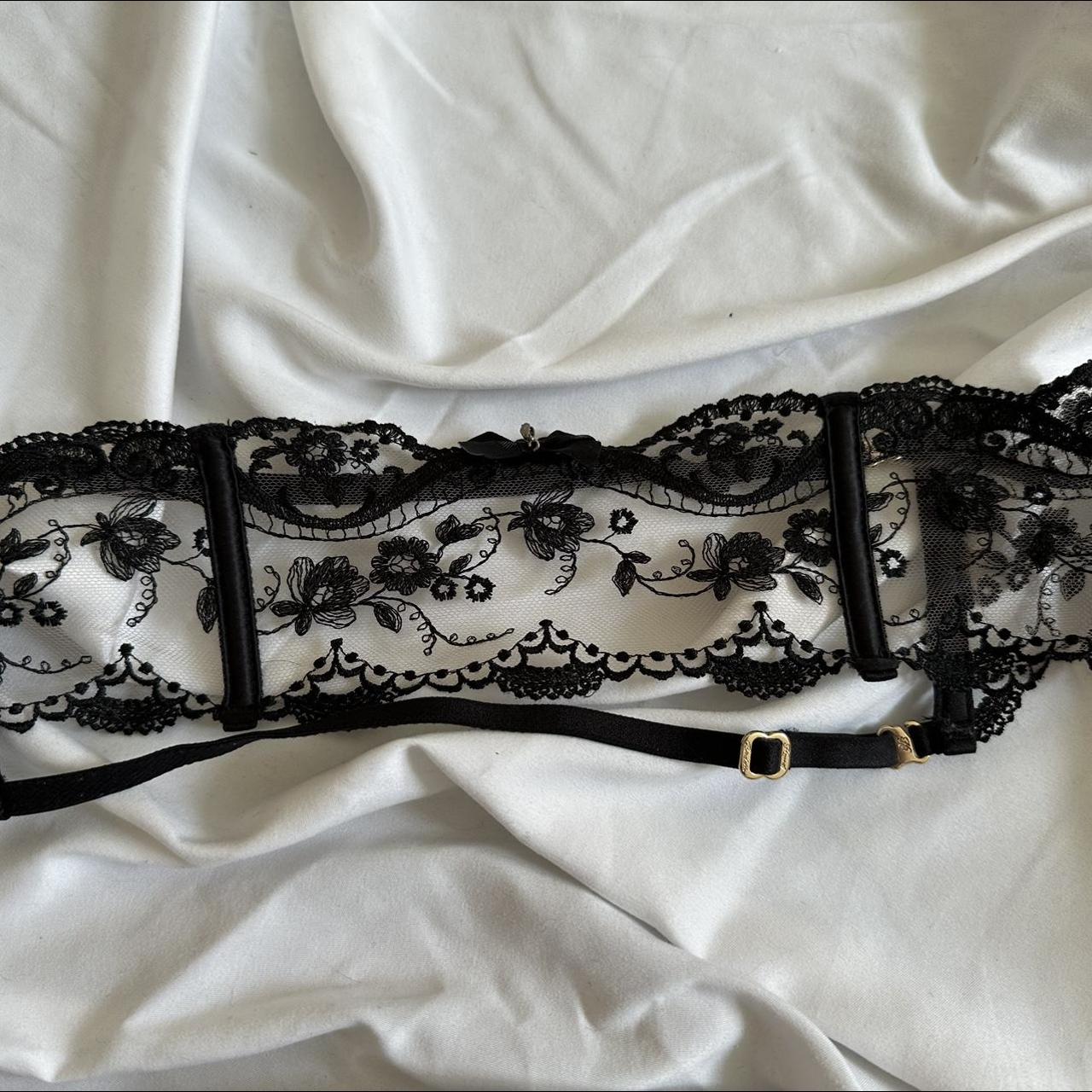 Honey Birdette lace garter belt - Depop