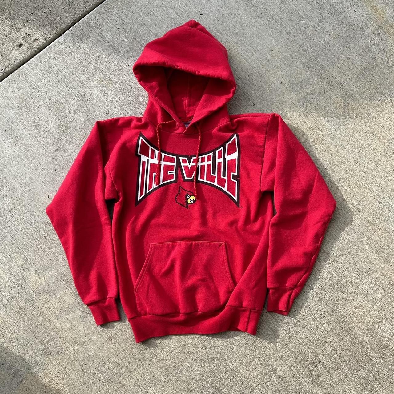 Vintage Univeristy Of Louisville Hoodie Size... - Depop