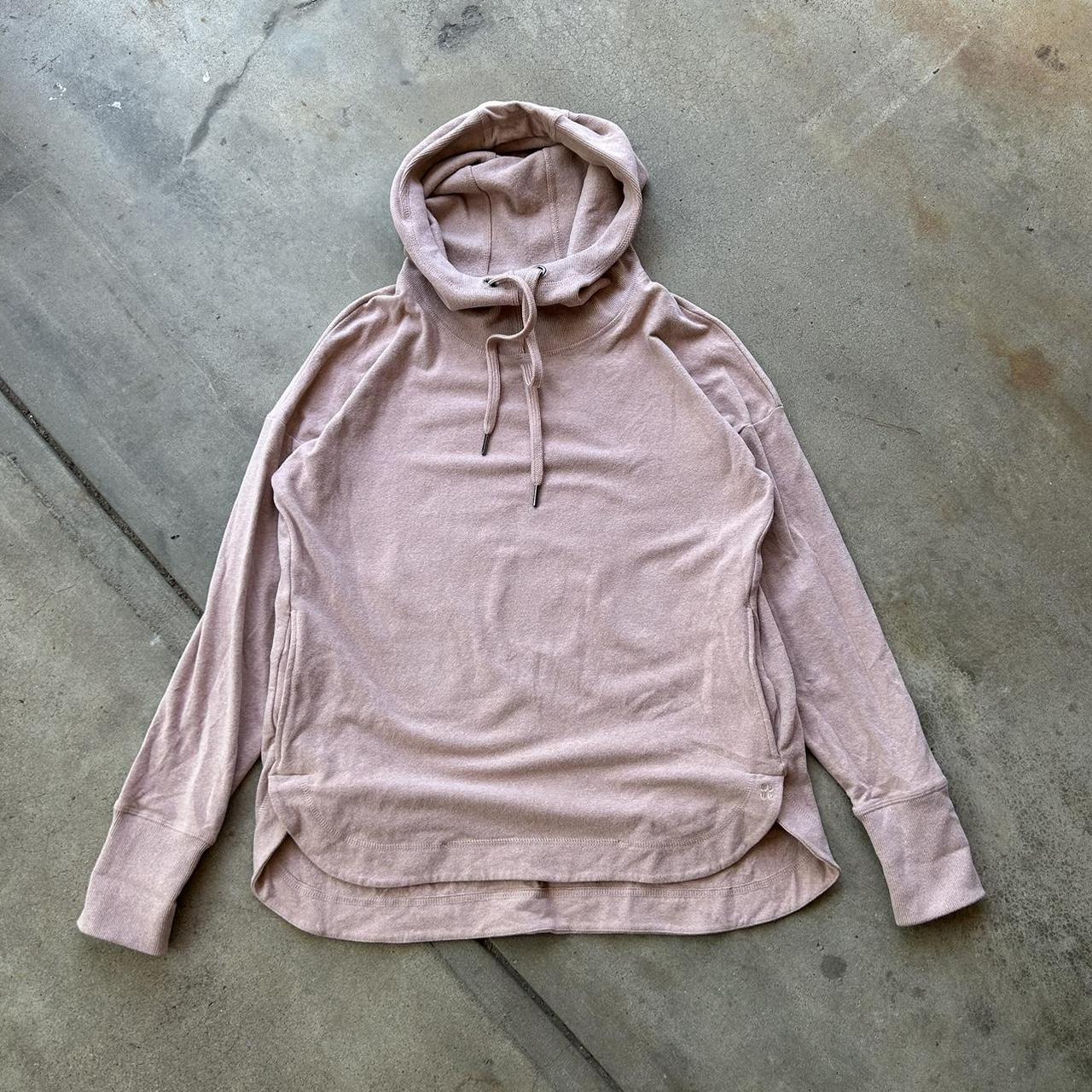 Blush Pink Sweaty Betty Hoodie Sweatshirt Size... - Depop