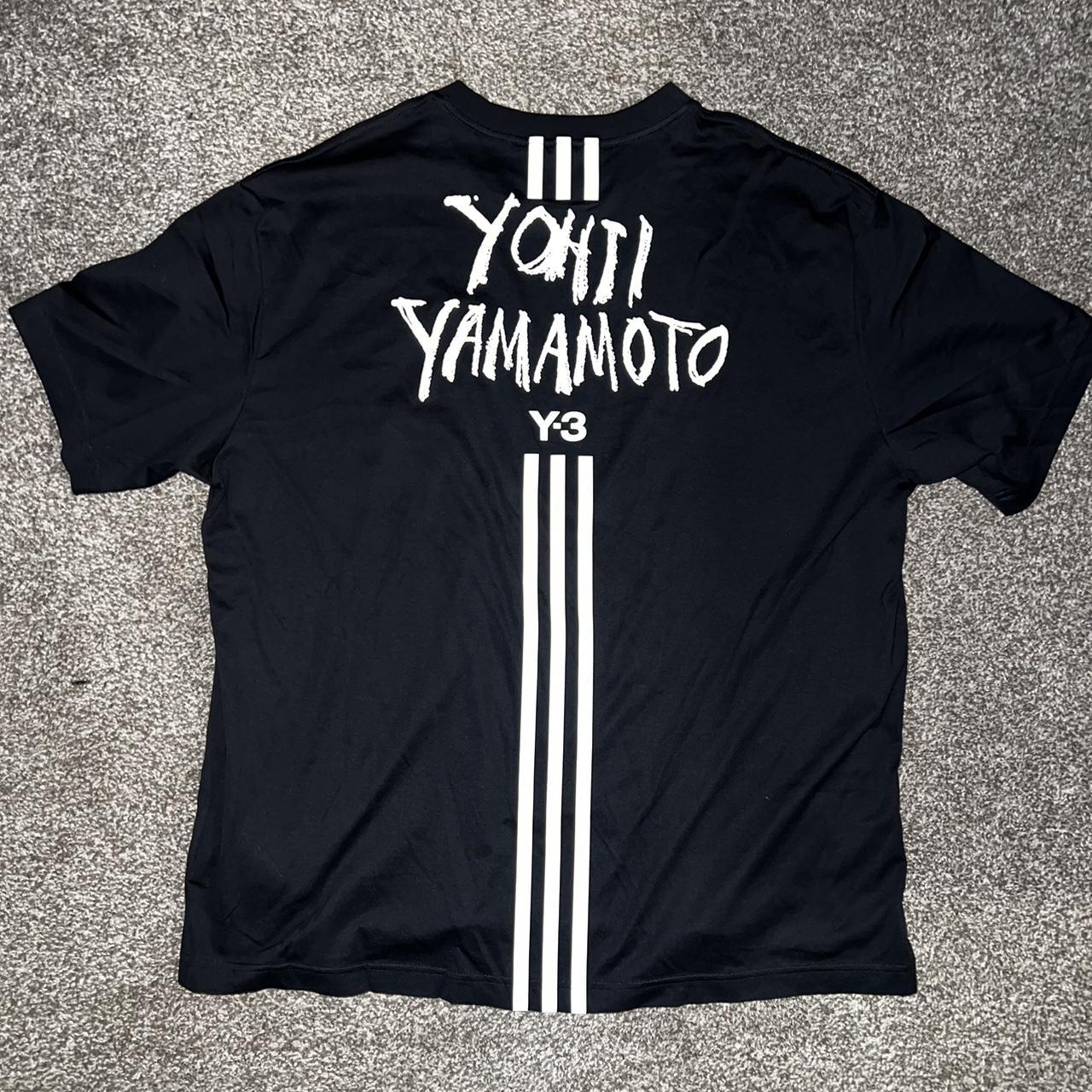 Yohji Yamamoto Y3 Adidas T-shirt Size: | Depop