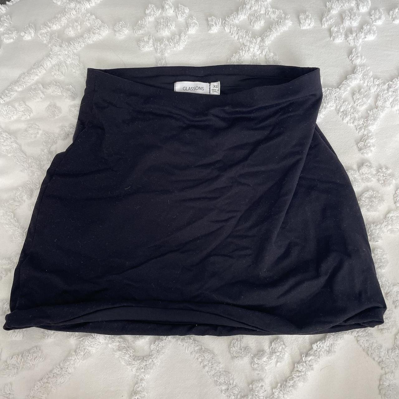 Glassons Women's Black Skirt | Depop