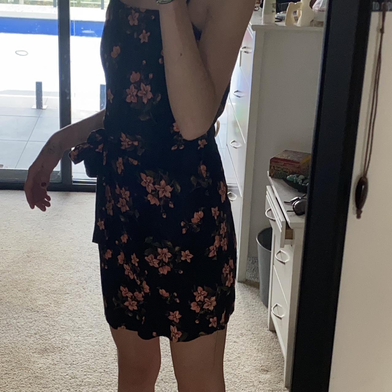 Floral black dress for jay jays Pretty and no... - Depop