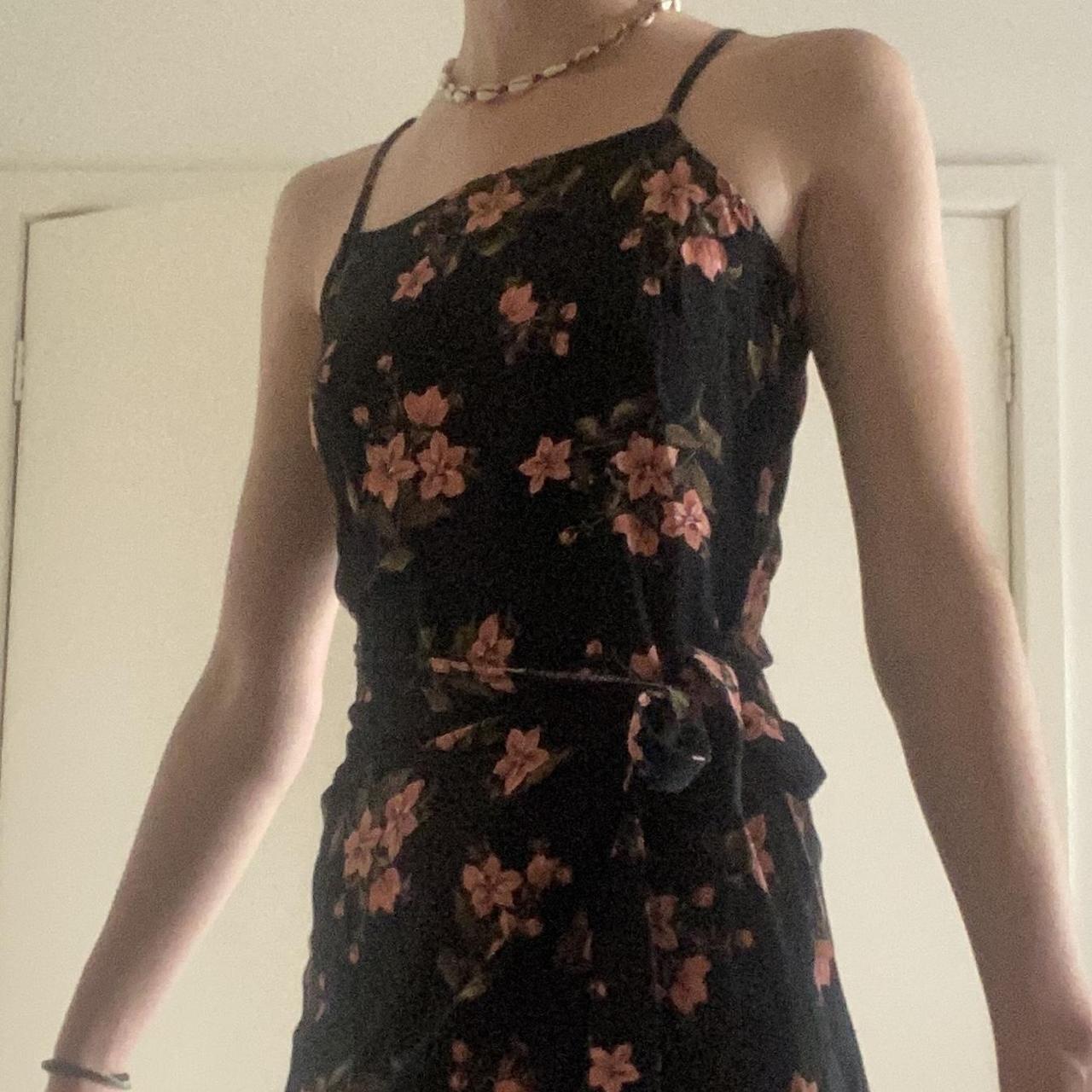Floral black dress for jay jays Pretty and no... - Depop