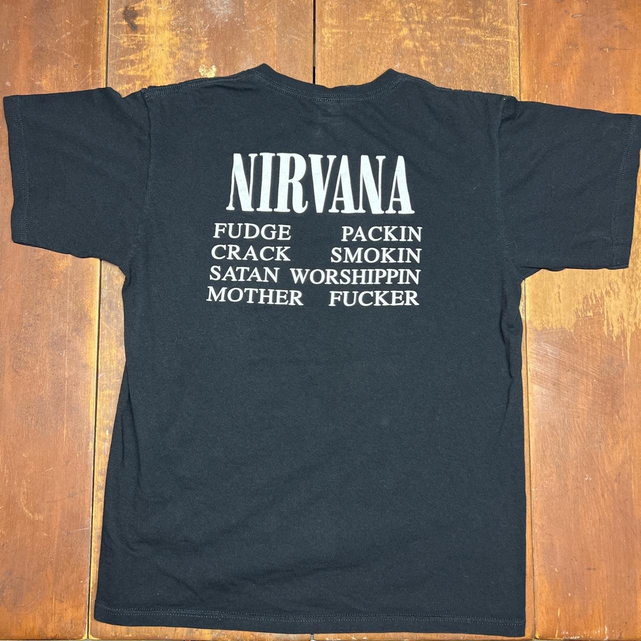 Nirvana crack outlet smoking shirt