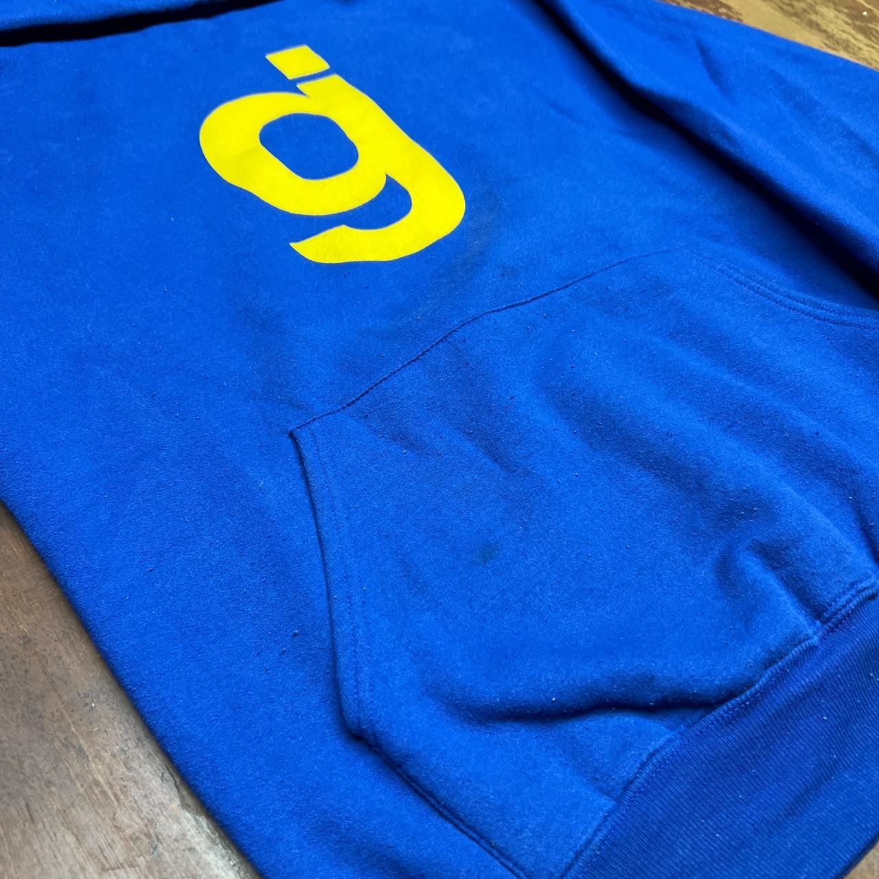 Blue y2k Glassjaw vintage Hoodie on Jerzees Size... - Depop