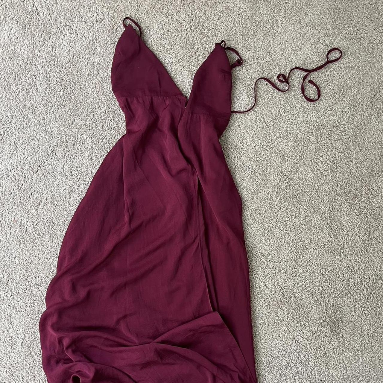 Red showpo maxi dress Worn once Fits size four but... - Depop