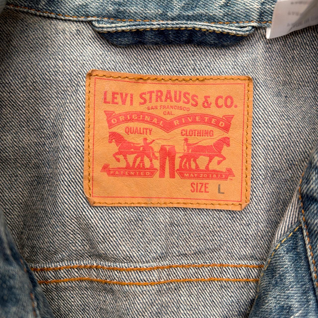 Levi's Men's Vest - Blue - L – Vintage Large Levi… - image 3