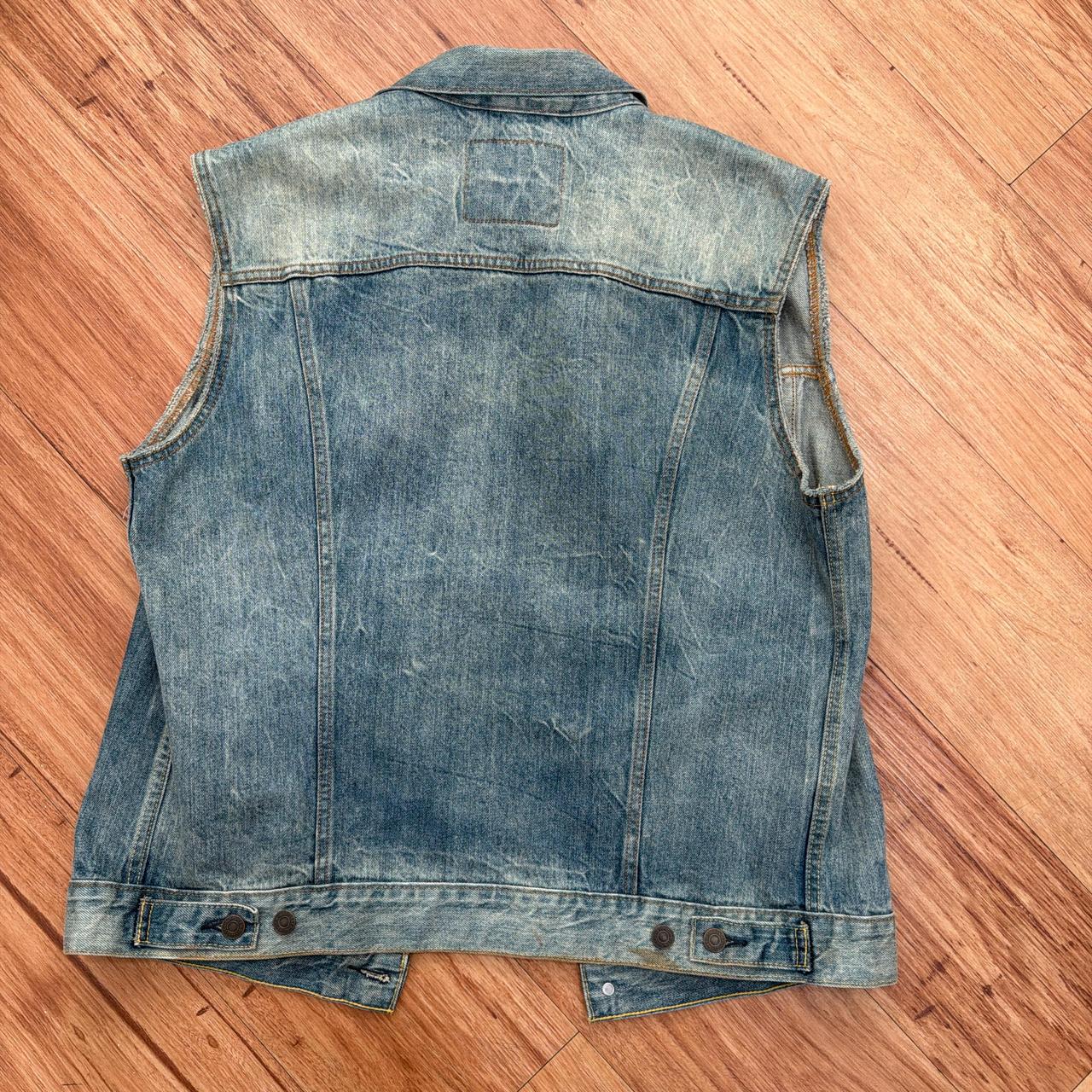 Levi's Men's Vest - Blue - L – Vintage Large Levi… - image 2