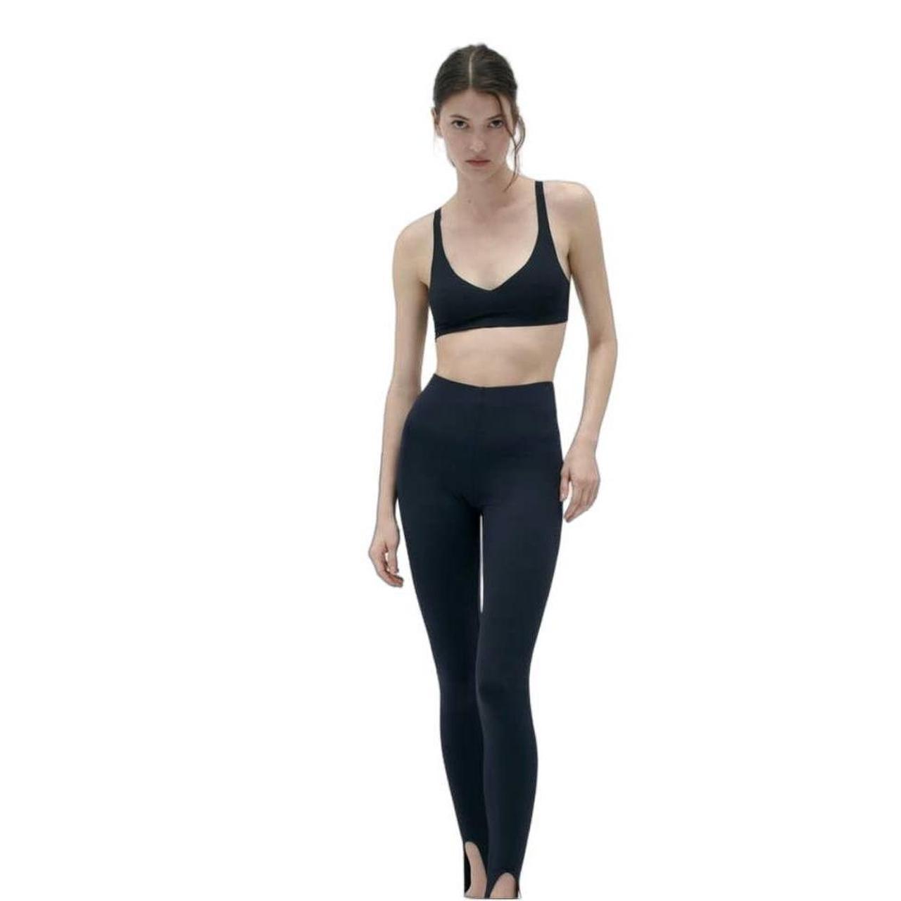 Zara Womens Faux Leather Leggings Black Size Small High Waist Vegan NWT  4387/260 | eBay