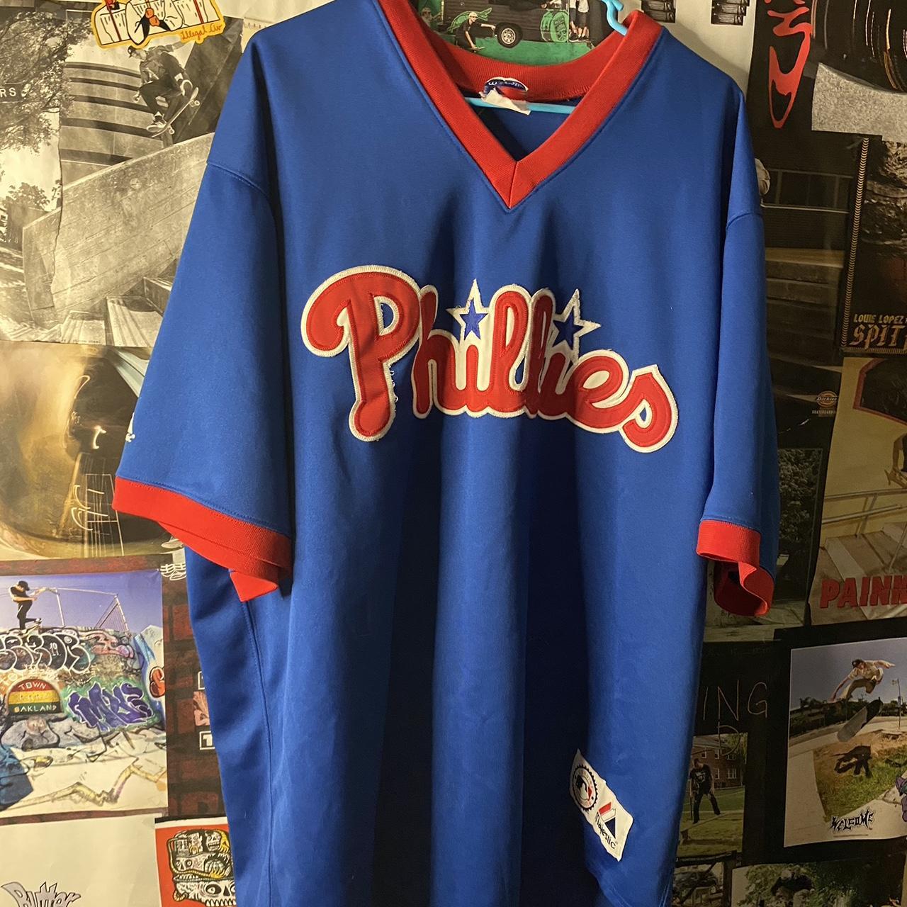 authentic Jim Thome Phillies jersey , size is large