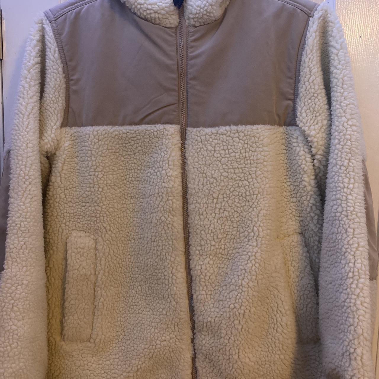 H&M men’s fluffy puffer jacket Great condition US... - Depop