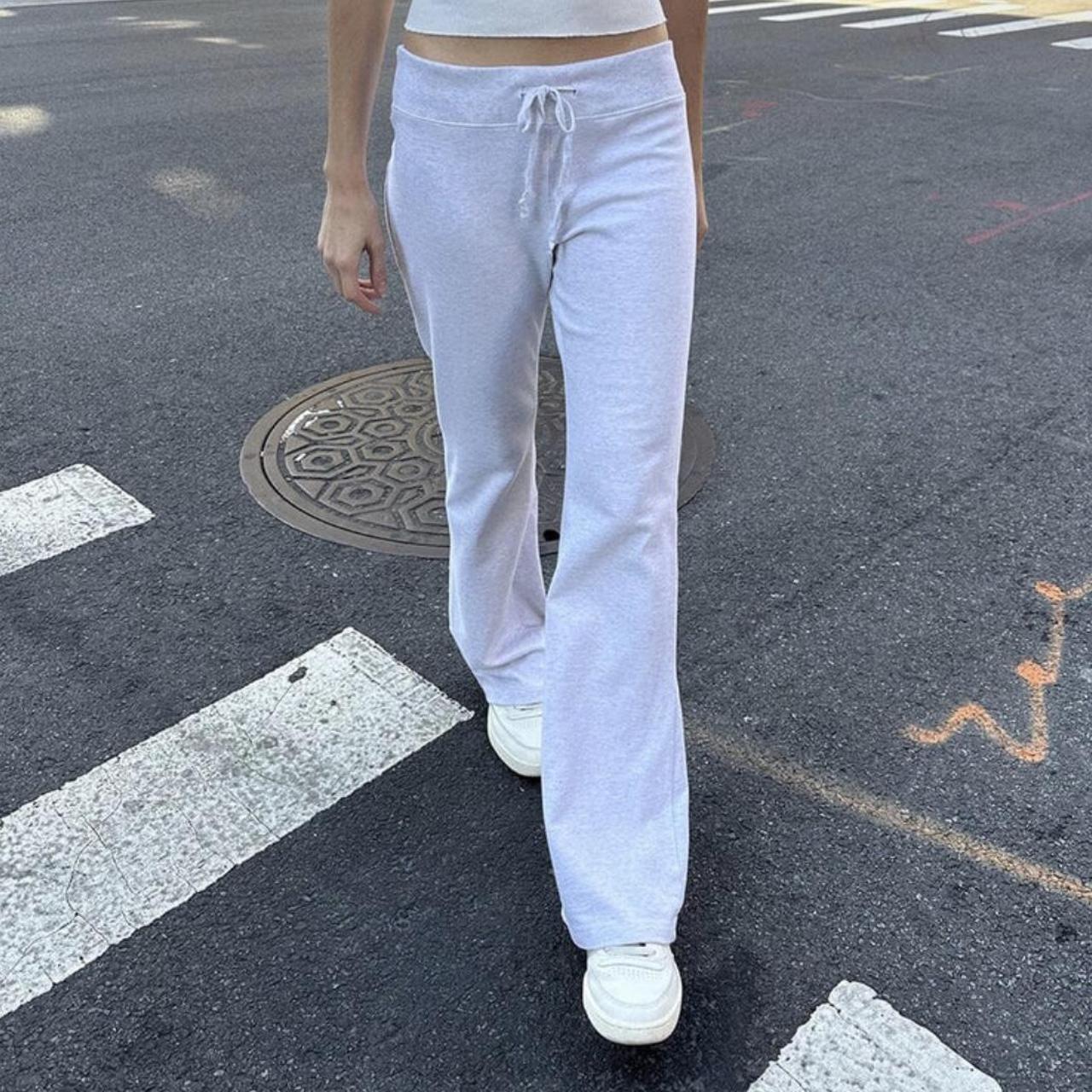 brandy melville hillary yoga pants light grey best... Depop