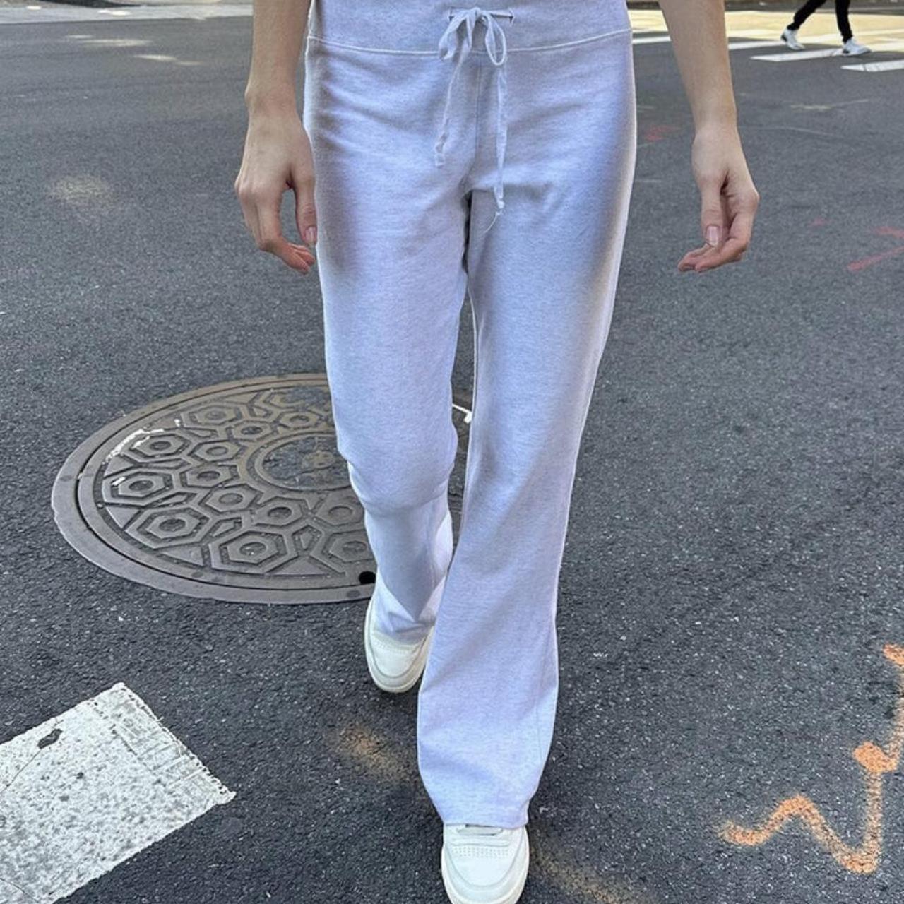 brandy melville hillary yoga pants light grey best... Depop