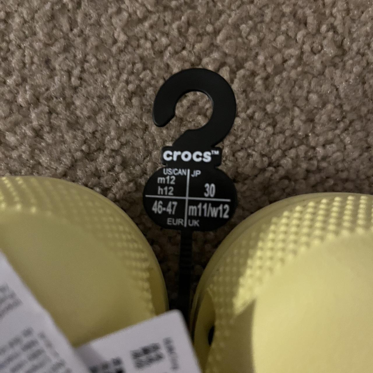 Brand new banana yellow crocs Size 12 Never been... Depop