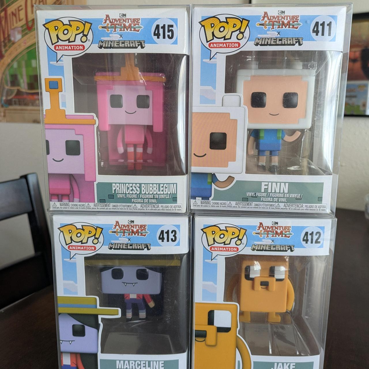 Adventure Time x Minecraft Funko Pops!! All Depop