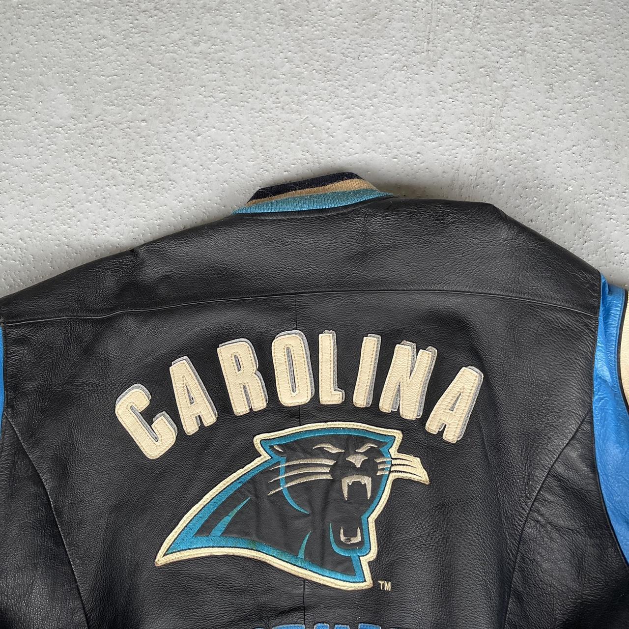 Jackets & Coats, Pro Kidz Vintage Youth Nfl Carolina Panthers Puffer  Bomber Jacket Size L 1618