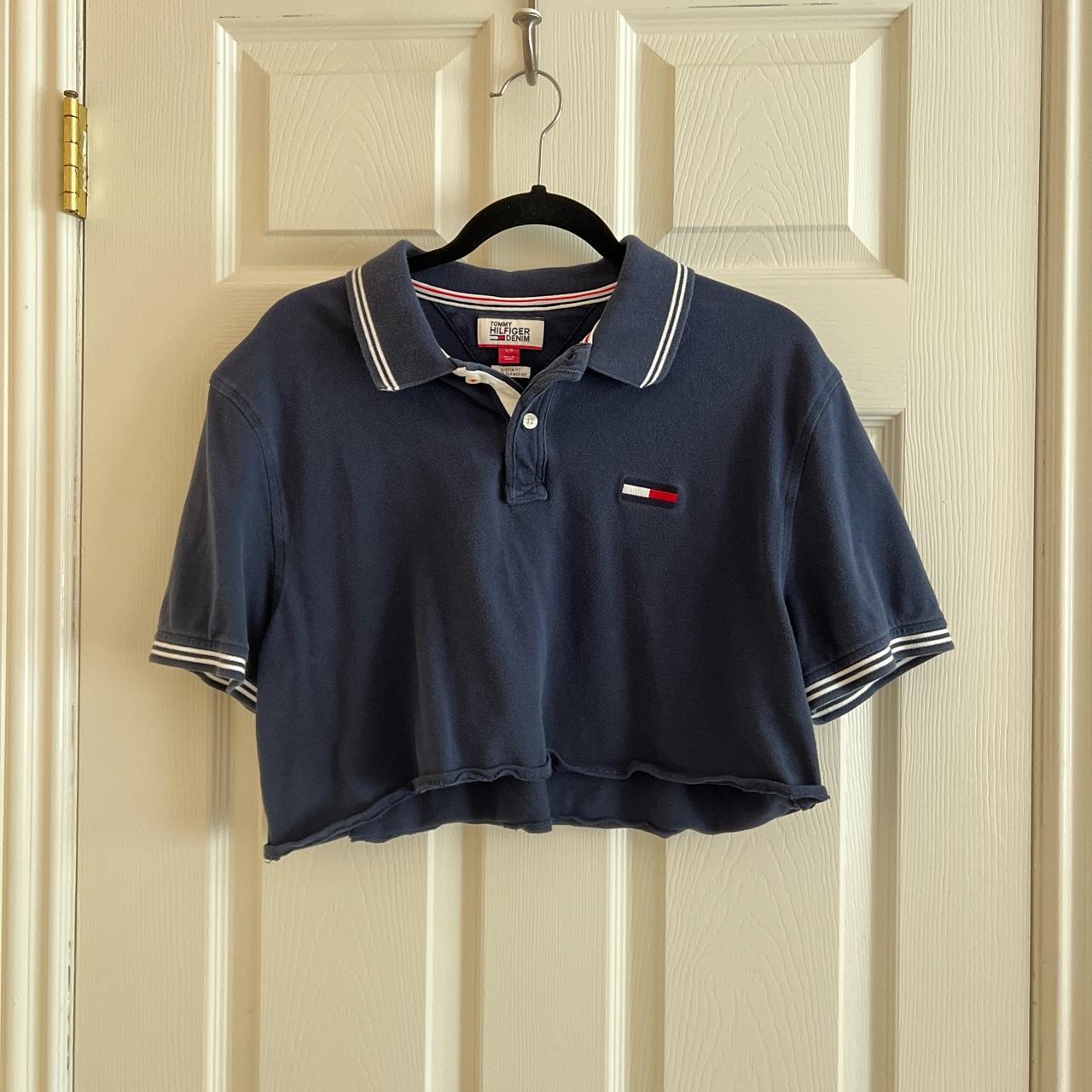 Tommy hilfiger polo outlet crop top