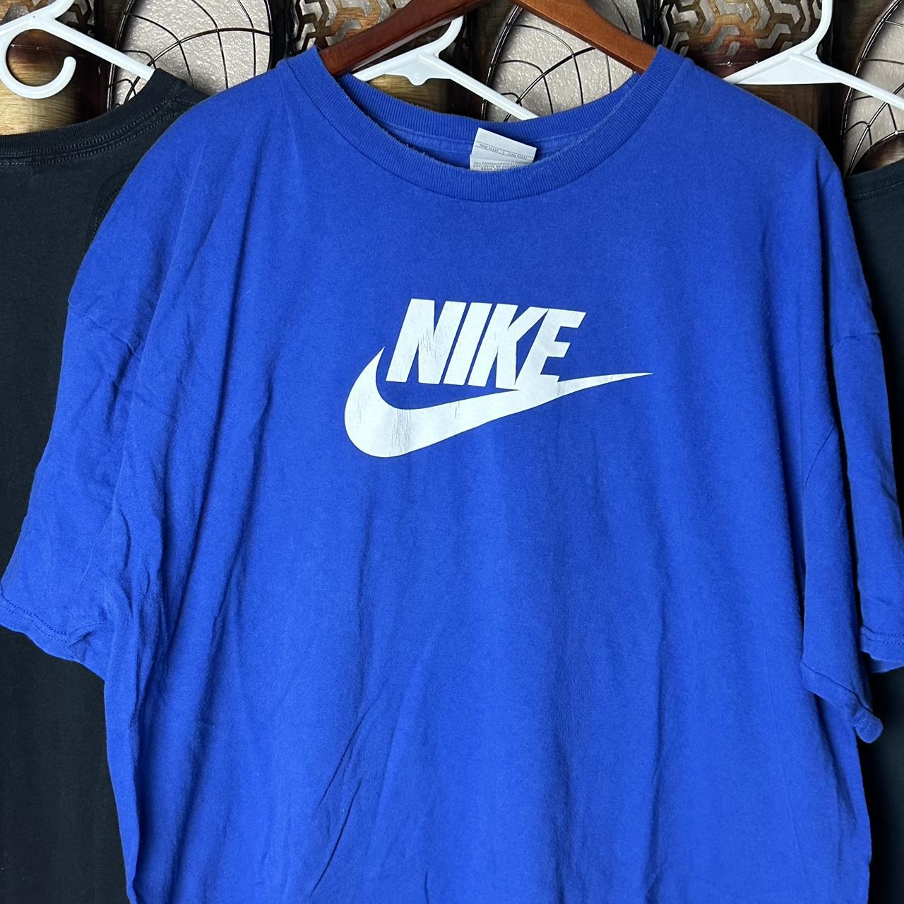 Vintage Nike Shirt Logo Spell Out Graphic Size XXL... - Depop