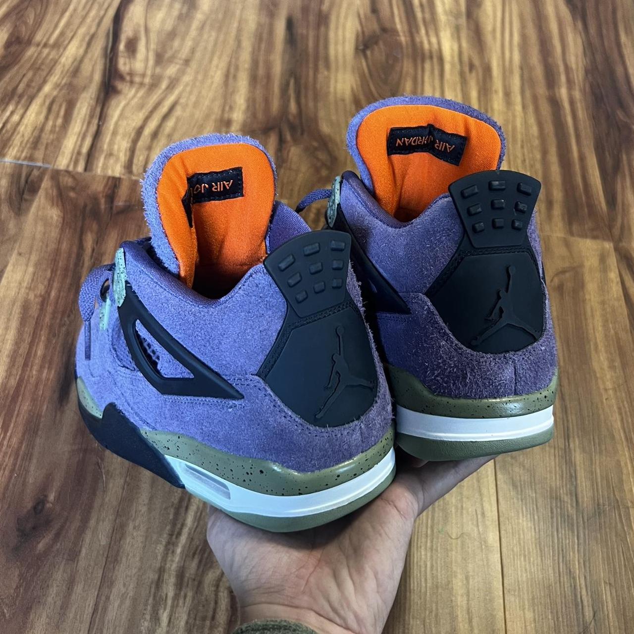 Jordan 4 Purple Canyon Mens 8.5/ Womans 10 8/10... - Depop