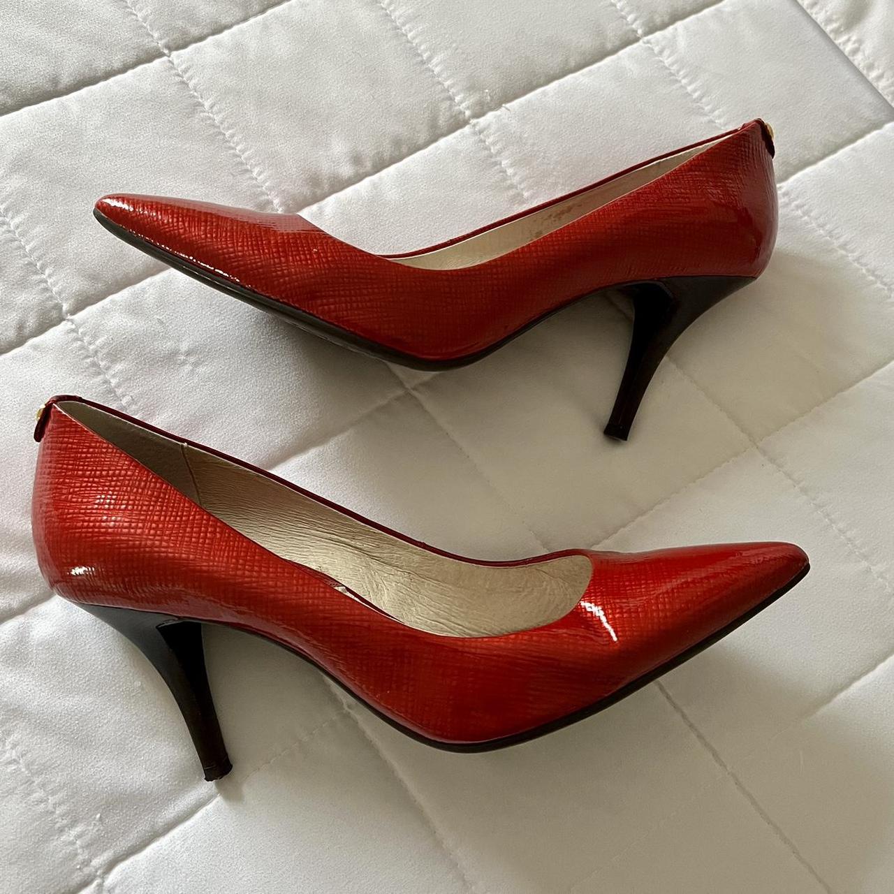 michael kors red heels