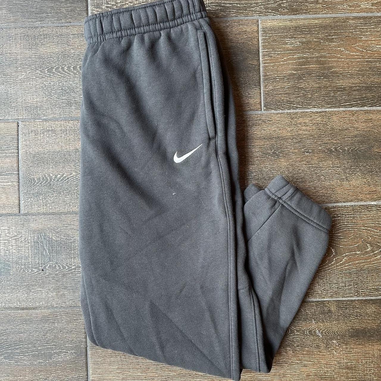 Medium Grey Nike Sweatpants. Worn a few times. No... - Depop