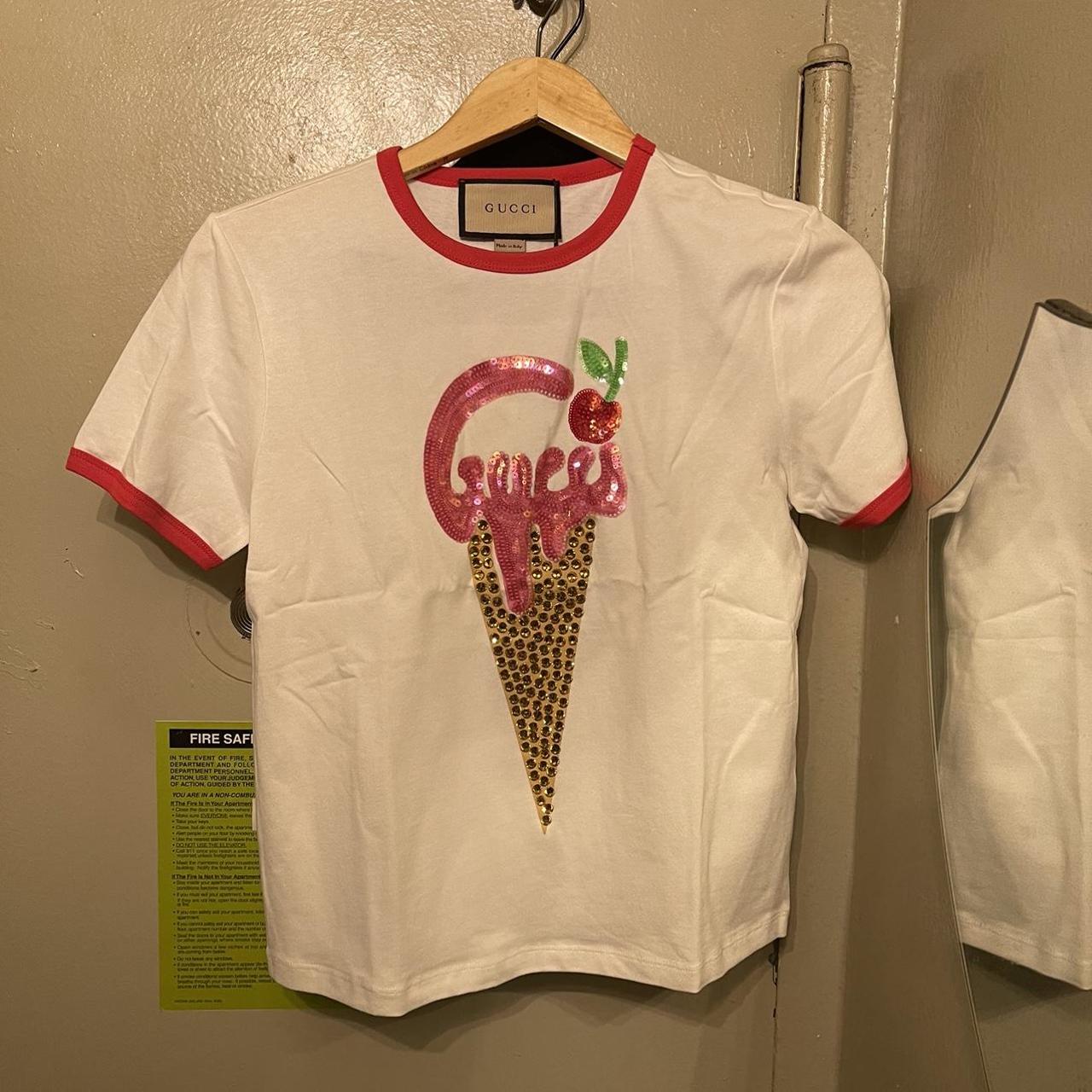 Gucci tee shirt ice cream Brand new size M