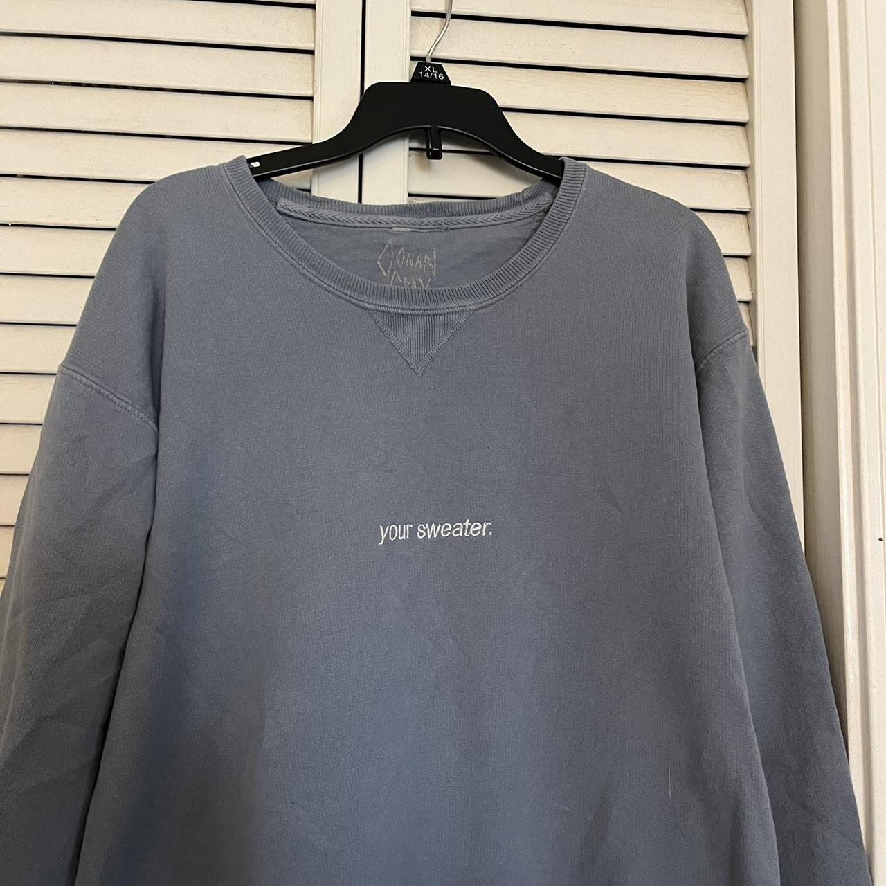 Conan Gray “Your Sweater” Heather Crewneck Size:... - Depop