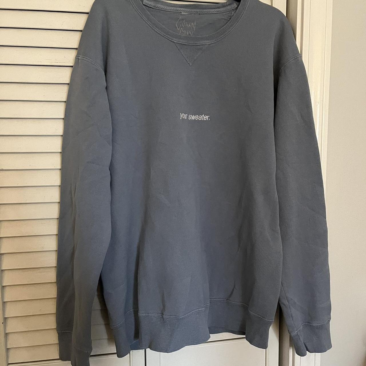 Conan Gray “Your Sweater” Heather Crewneck Size:... - Depop