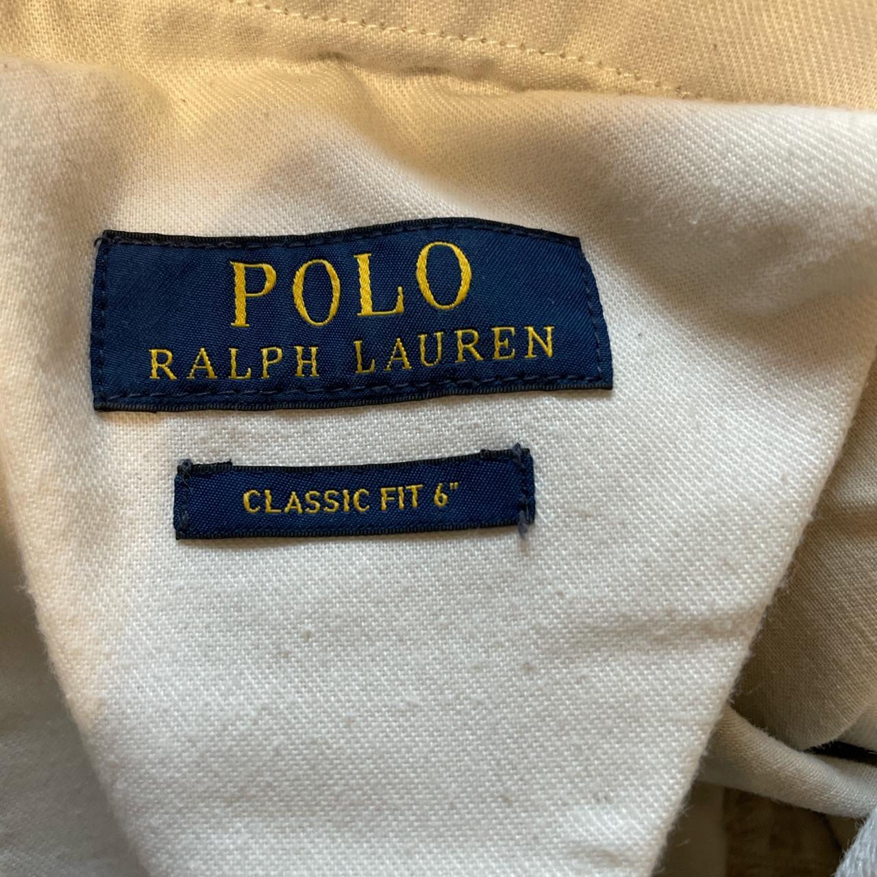 Polo Ralph Lauren prepster light khaki shorts 6in... - Depop