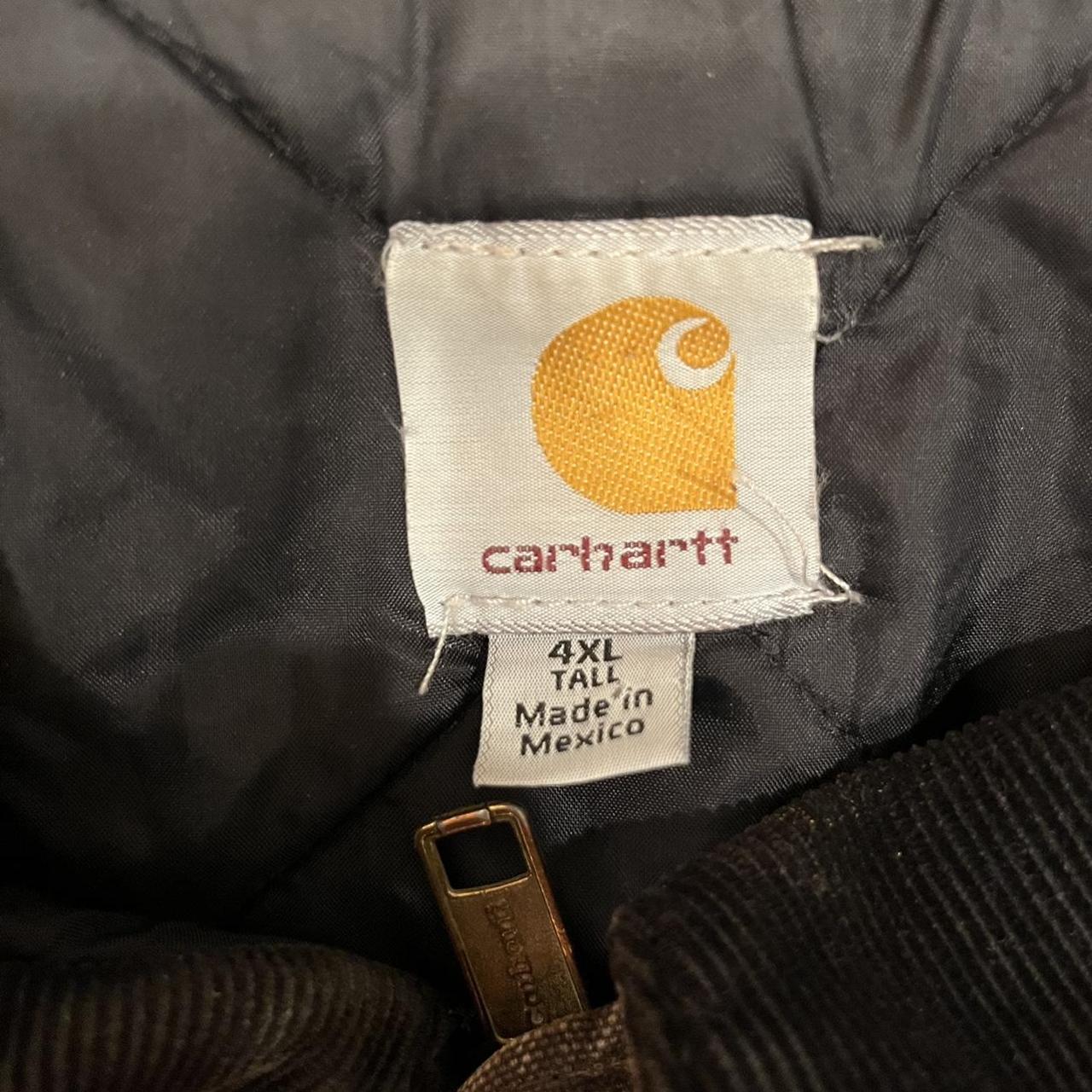 Vintage Carhartt C26 CHT Brown Quilt Lined Jacket... - Depop