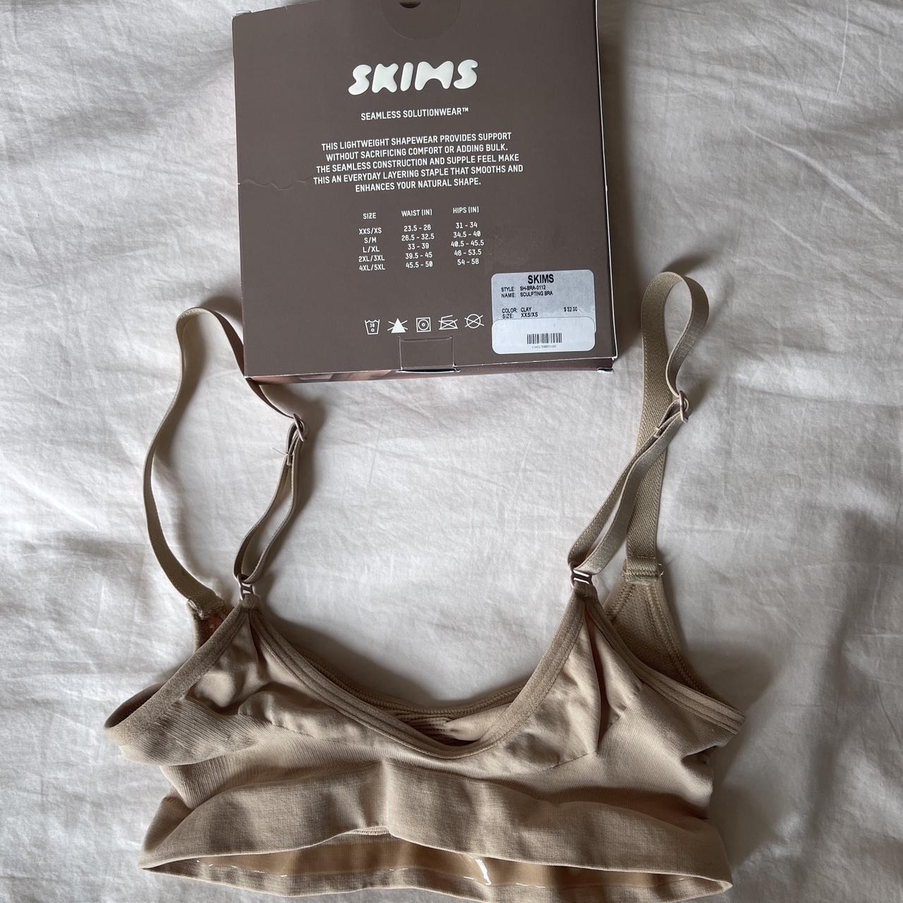 Skims Skims Sculpting Bralette Tan Nude Sports Bra - Depop