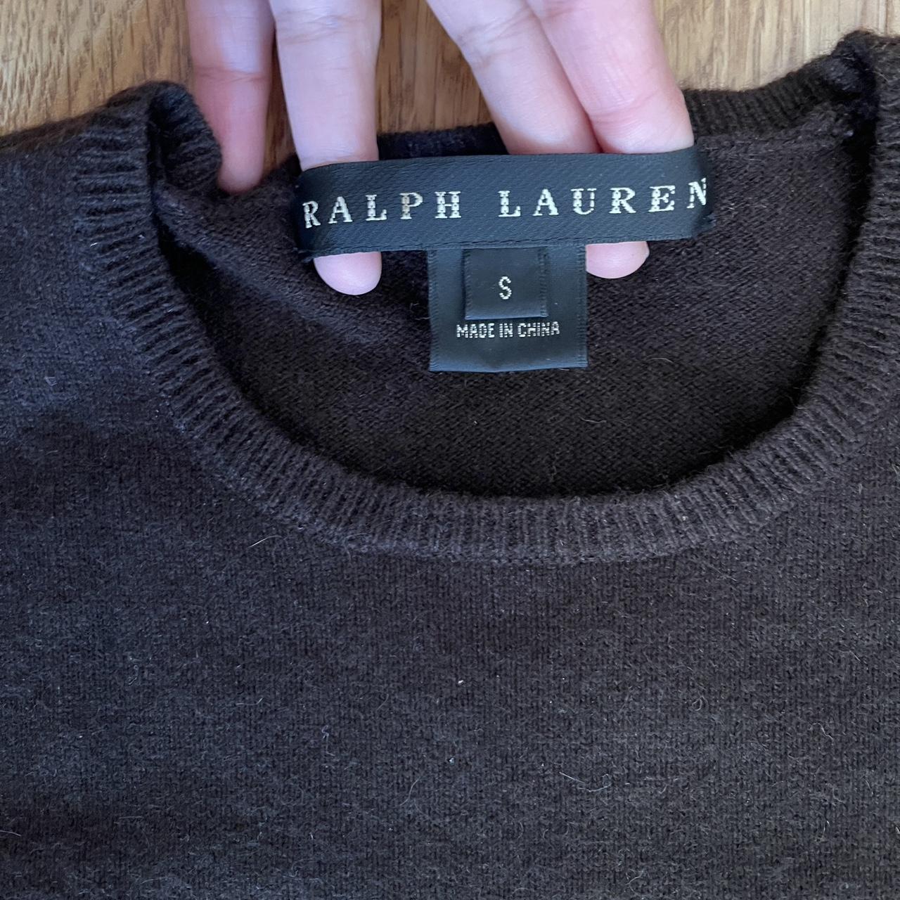 100% Cashmere Ralph Lauren sweater. In a beautiful... - Depop