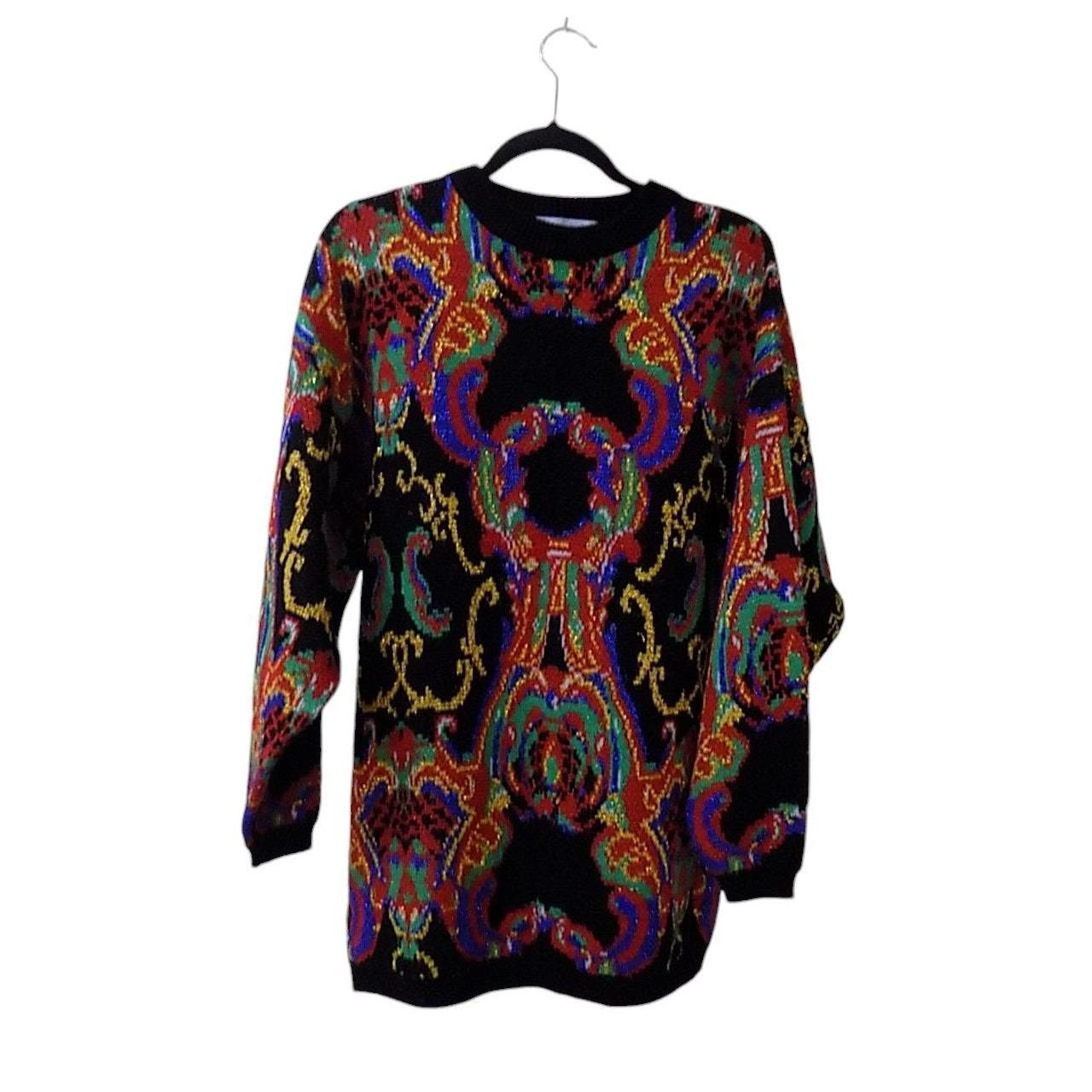 Source Unknown Women's Sweater - Multi - L – Vint… - image 1