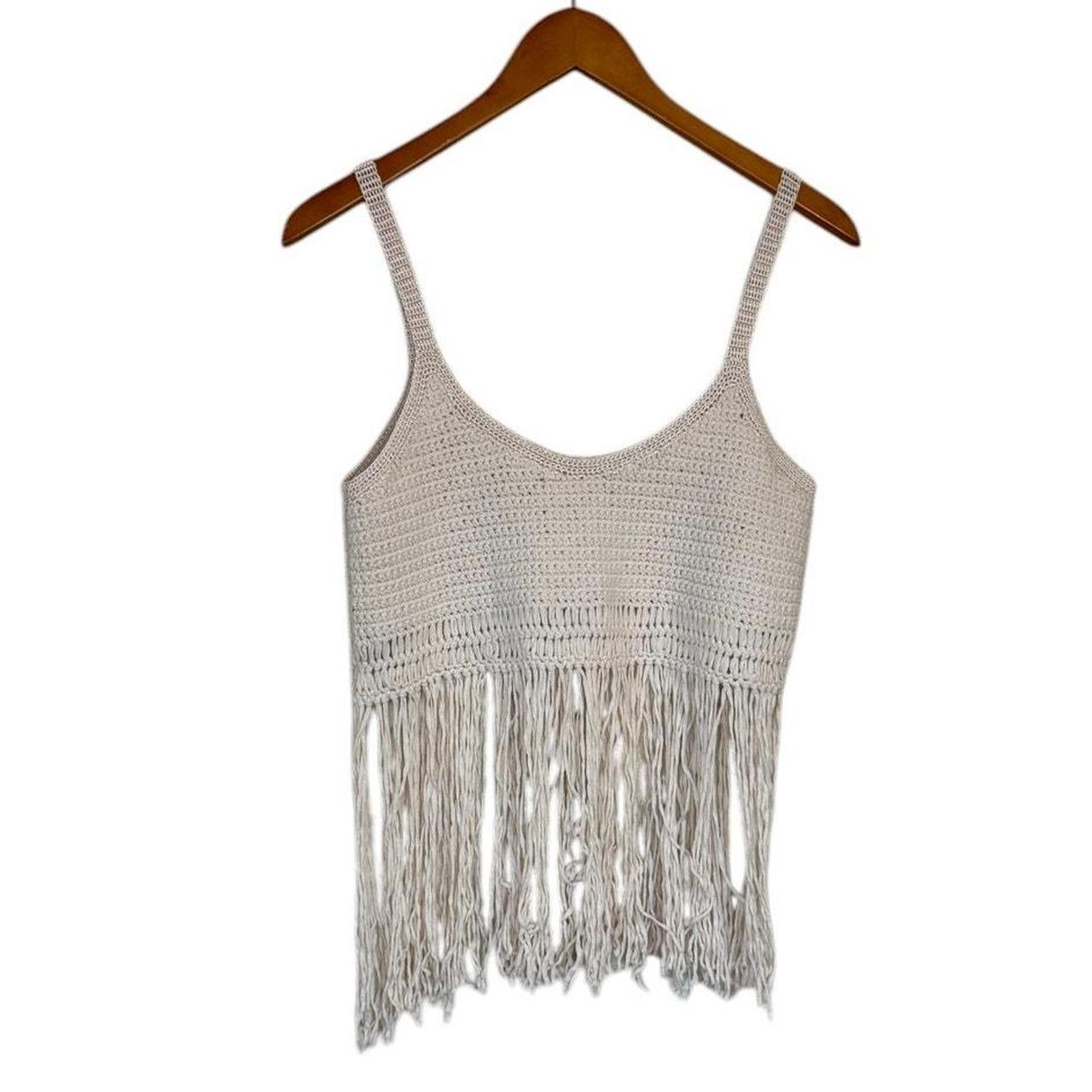 Source Unknown Women's Crop top - Cream - XS – Cr… - image 2