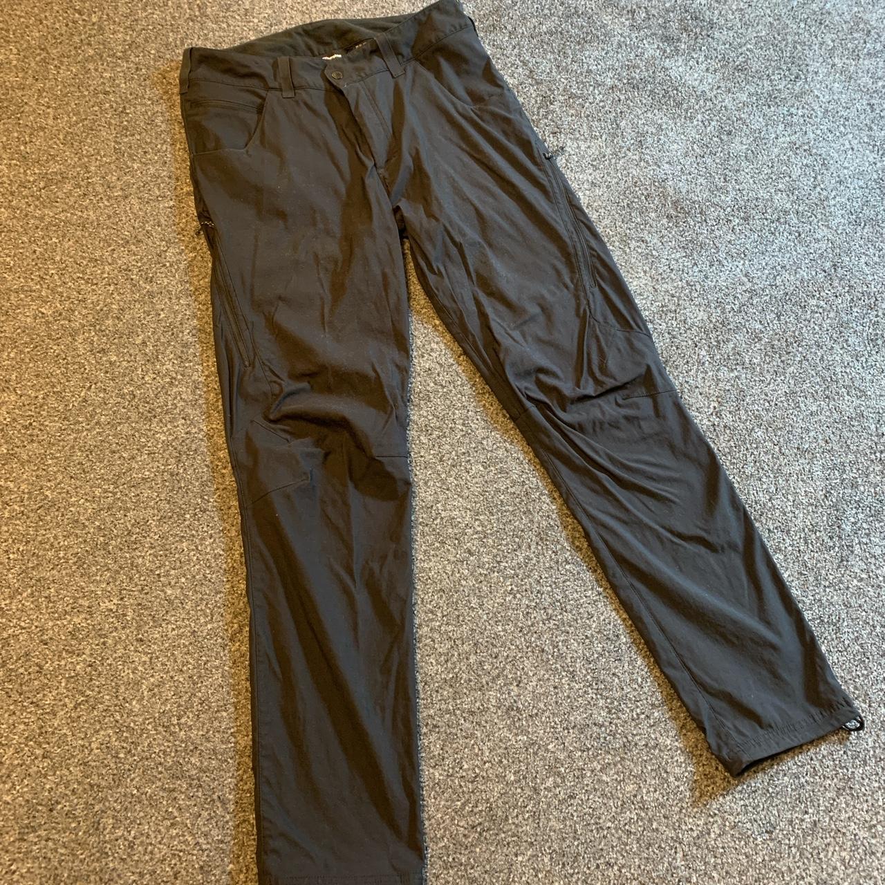 Berghaus cargo trousers in black 7/10 condition... - Depop