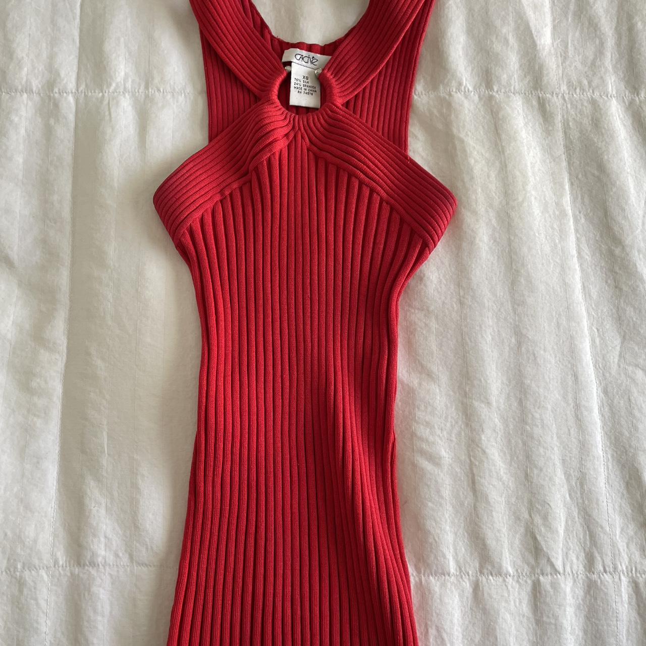 Cache Women's Tank top - Red - XS – Cach’e Red ri… - image 1