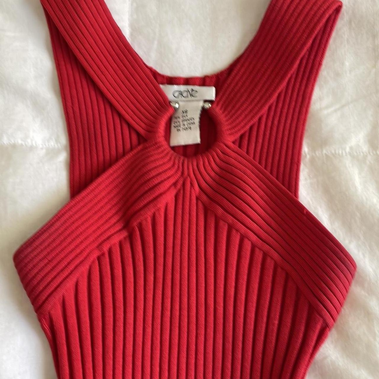 Cache Women's Tank top - Red - XS – Cach’e Red ri… - image 2