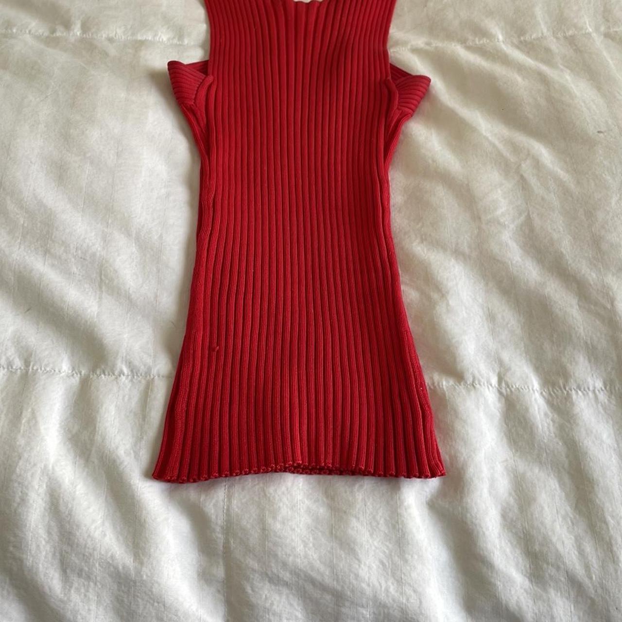 Cache Women's Tank top - Red - XS – Cach’e Red ri… - image 3