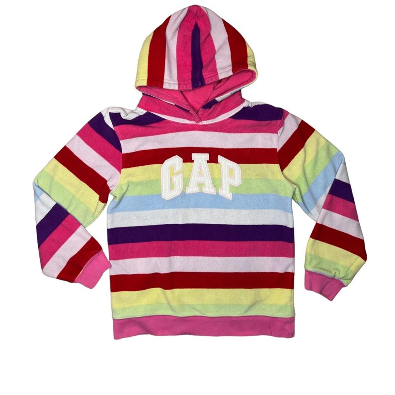 Striped long sleeve gap sweater Size youth XL... Depop