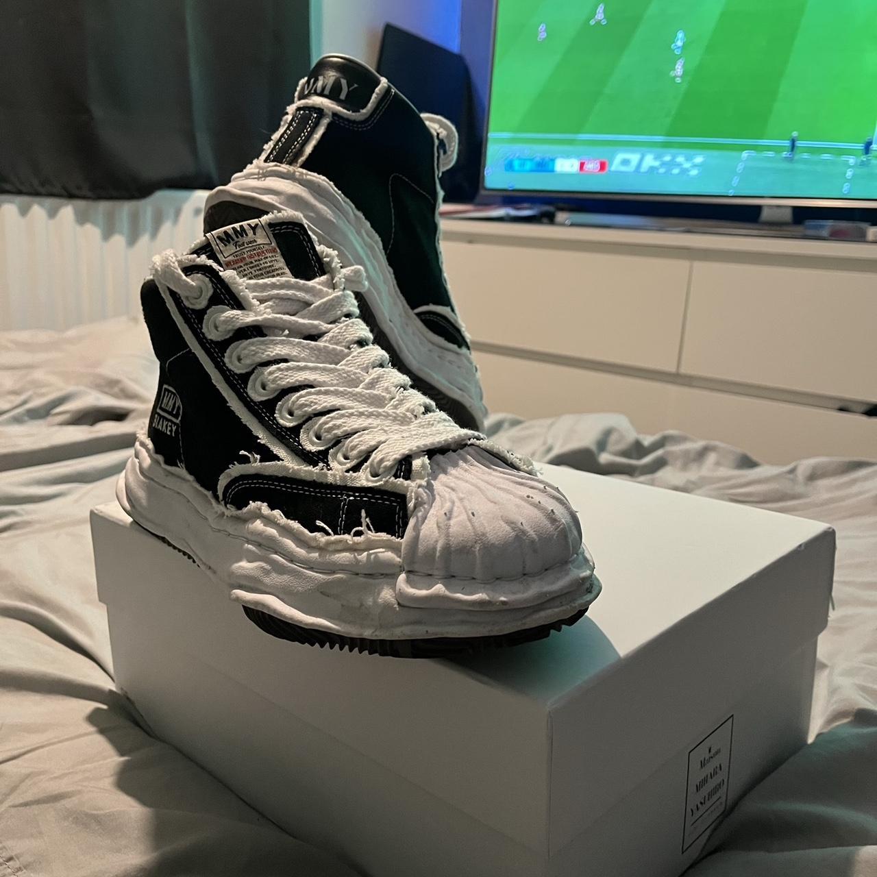 Maison Mihara Blakey high. Brought for £365 but sold... - Depop