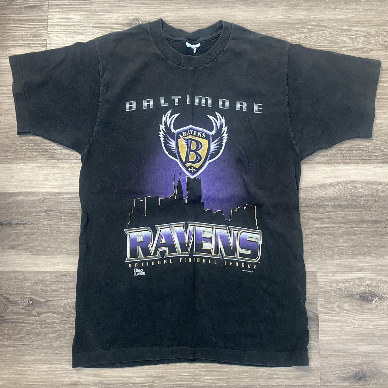 1996 Baltimore Ravens vintage T-shirt Size L fits - Depop